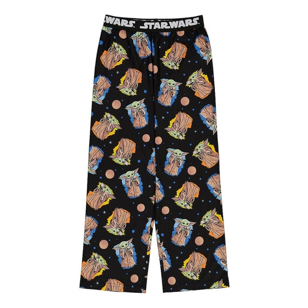 Star Wars The Mandalorian Baby Yoda Pajama Pants, Size 18/20  Husky